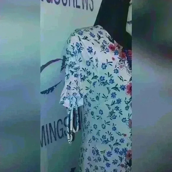 Blue and pink dress barn women's dresses slip on new with tags - Picture 4 of 7